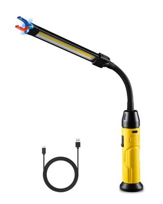 Magnetic LED Work Light Rechargeable,1000LM Flexible Gooseneck Magnetic Flash...