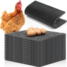 12 Pcs Nesting Pads for Chicken Coop, Washable Plastic Nesting Box Liners 12x...