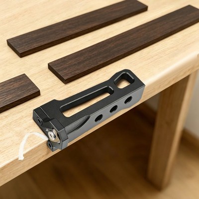 Aluminium Alloy Wood Edge Trimmer Manual Woodworking Chamfering Tool R1 R2 Blade