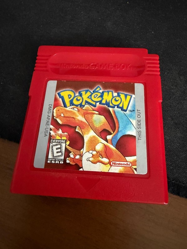 Pokemon Red Version Nintendo Game Boy Authentic Cartridge