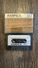 AMPEX 90 Extended Frequency Blank Cassette Audio Recording Low noise
