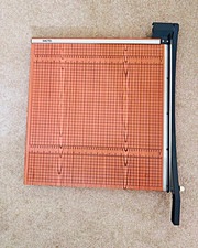 X-ACTO Manual Metal Guillotine Paper Cutter Trimmer w/ Measurement Grid Board