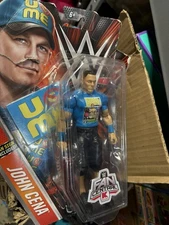 WWE John Cena Action Figure Kmart Fan Central T-shirt Series New damaged card