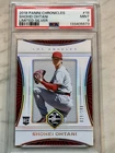 2018 Panini Chronicles Shohei Ohtani- Limited SIlver /199 #18 (RC)🔥