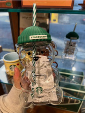 2025 Glass Starbucks Bearista Bear Cold Cup Holiday Limited Edition