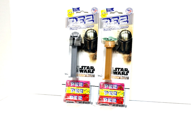 PEZ GROGU & MANDELORIAN DISPENSERS