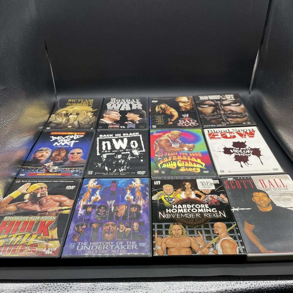 WWE WCW DVDまとめ売り Vintage WWE WCW ECW TNA NWO 3PW Northeast Wrestling Assorted