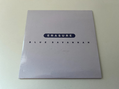 Erasure   Blue Savannah - Belgium 2 Track CD Single   1990 (XLCDMute 46219)