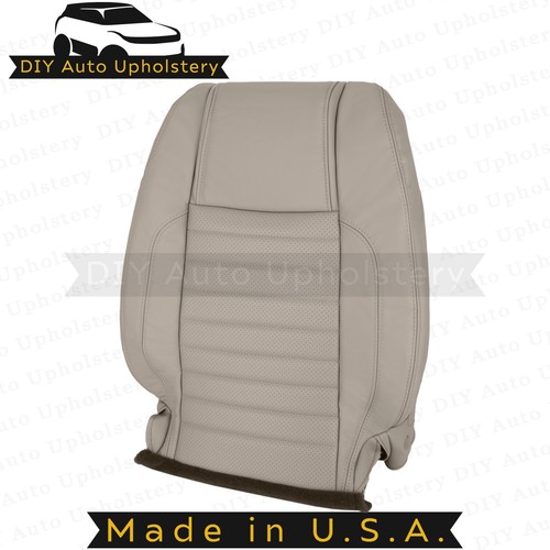 2010-2014 For Ford Mustang GT Passenger Top/Bottom Leather Seat Covers Tan - Picture 9 of 17