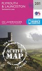 Plymouth & Launceston, Tavistock & Looe by Ordnance Survey (Sheet map, folded, 2016)