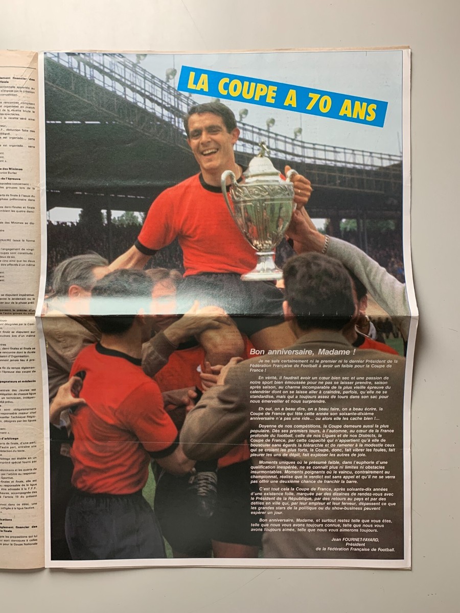 FRANCE FOOTBALL OFFICIEL Fff N°1360 17 Mai 1972 Finale Coupe Fr Marseille Bastia EUR 4,99 - FR