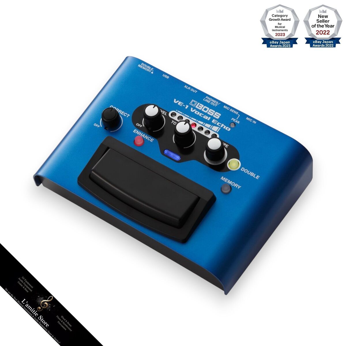 BOSS VE-1+PSA-100S2 Vocal Effectors Pro Equipped with BOSS VE-1+PSA-100S2 Vocal Effectors Pro Equipped with