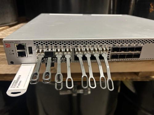 Brocade 6505 16GB 12 Port Active BR-6505-12-16G-0R grade B - 第 1/3 張圖片