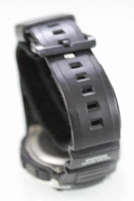 Casio Illuminator Men Watch Black Plastic 200m Light Date Alarm