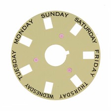 Calendar Day Disc to fit Rolex Caliber 3055 Champagne color