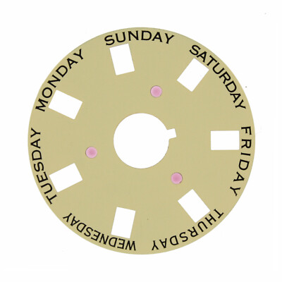 Calendar Day Disc to fit Rolex Caliber 3055 Champagne color