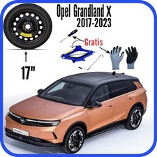 Platzsparend Notrad 5Fori Ab 17 " Für Opel Grandland Mit Set Cric Gloves Schlitz