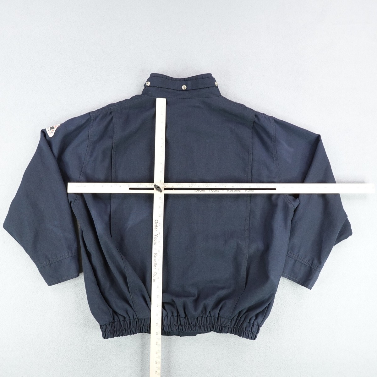 Bulwark Jacket Men XL Navy Blue FR Flame Resistant Utility Work