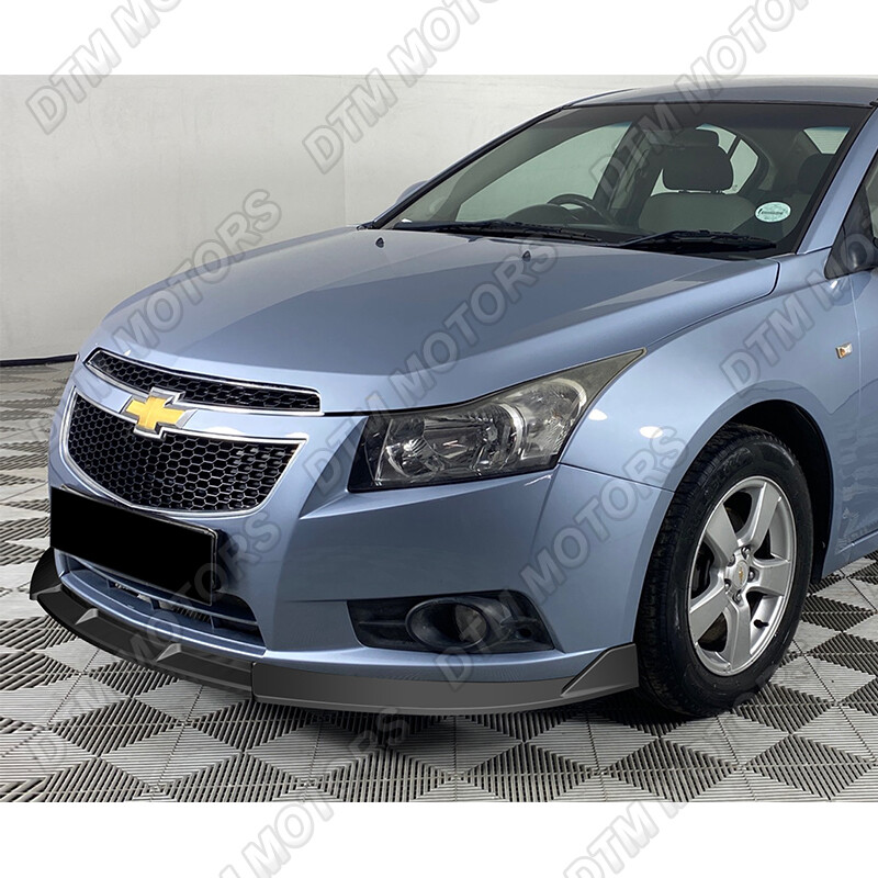 ボディソープ cruze For 11-14 Chevy Cruze Unpainted Black Front Bumper Lip Body Kit