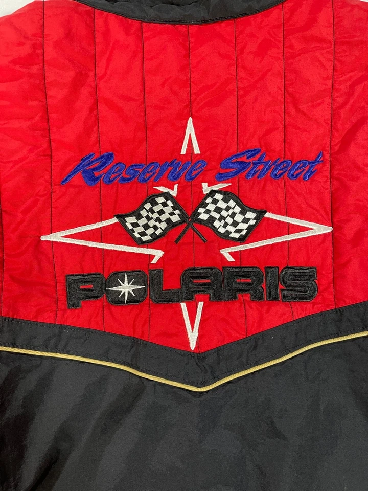 Rare Vintage Polaris 45th Year Patch Team Embroidered Jacket Size XL - Image 3 of 4