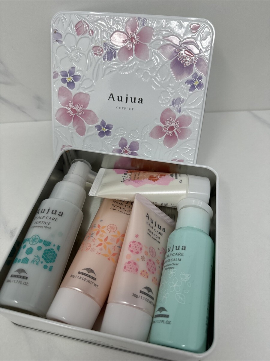 AUJUA Hair Care Coffret Gift Box Sample Set 5 Products Quench