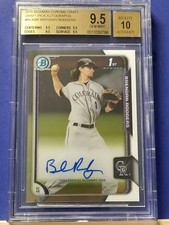 Brendan Rodgers - 2015 Bowman Chrome Draft Autograph BGS 9.5/10 