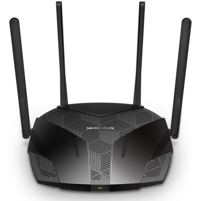 Wireless Router Mercusys MR60X Wi-Fi 6 Dual-Band Gigabit AX1500, OpenVPN
