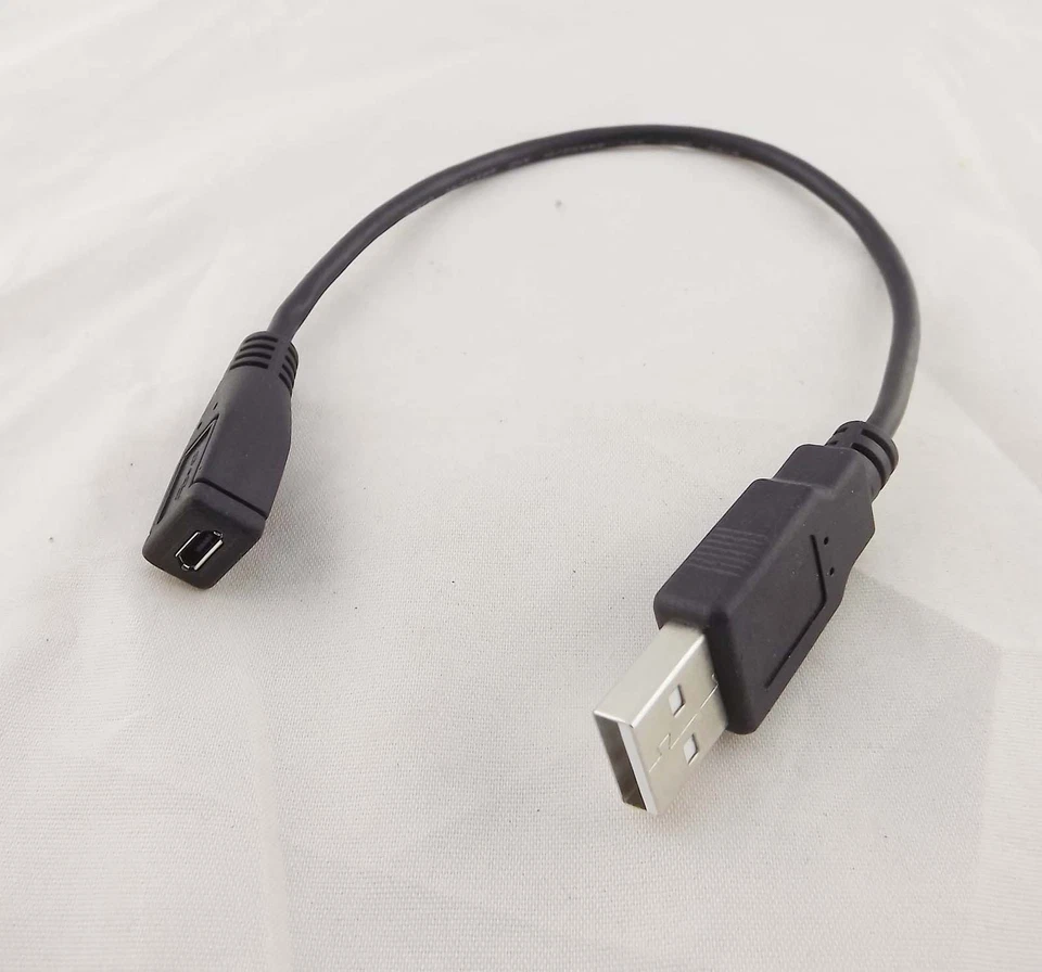 10x USB 2.0 A Male To Micro 5 Pin USB Female Charging Data Converter Cable Cord - Image 4 of 4