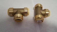 1" Tee Push Fitting~~Bag of 5~LEAD FREE!