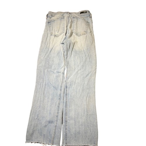 Kut From the Kloth Kelsey Jeans Ankle Flare Raw Hem Destroyed Size 2 - Picture 3 of 4