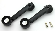 New Black Metal Manual Window Crank Handle Pair Fits Listed Dodge Plymouth New Black Metal Manual Window Crank Handle Pair Fits Listed Dodge Plymouth