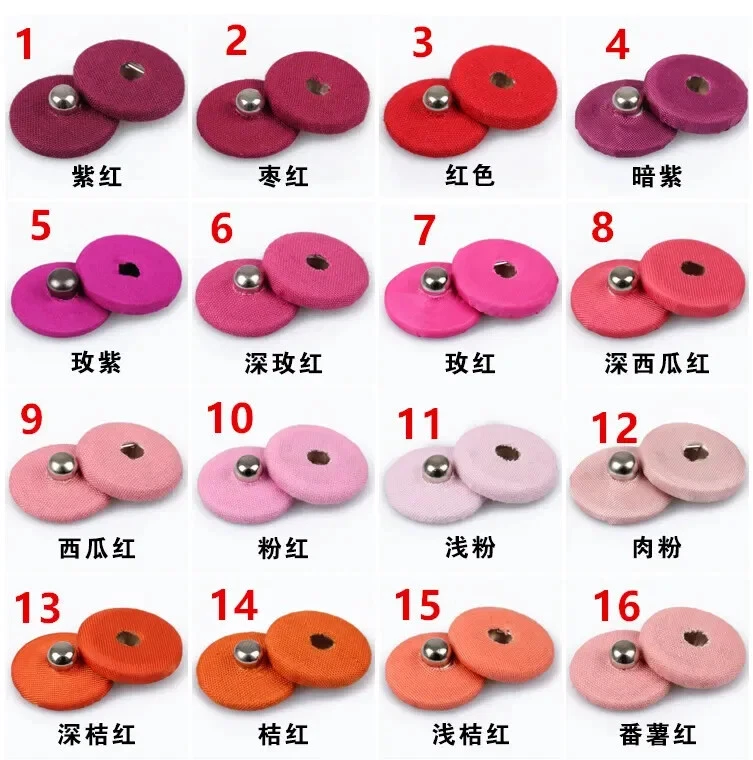 50Set Popper Fabric Cover Snap Button Fastener Spring Press Stud Sewing on Coat - Image 2 of 4
