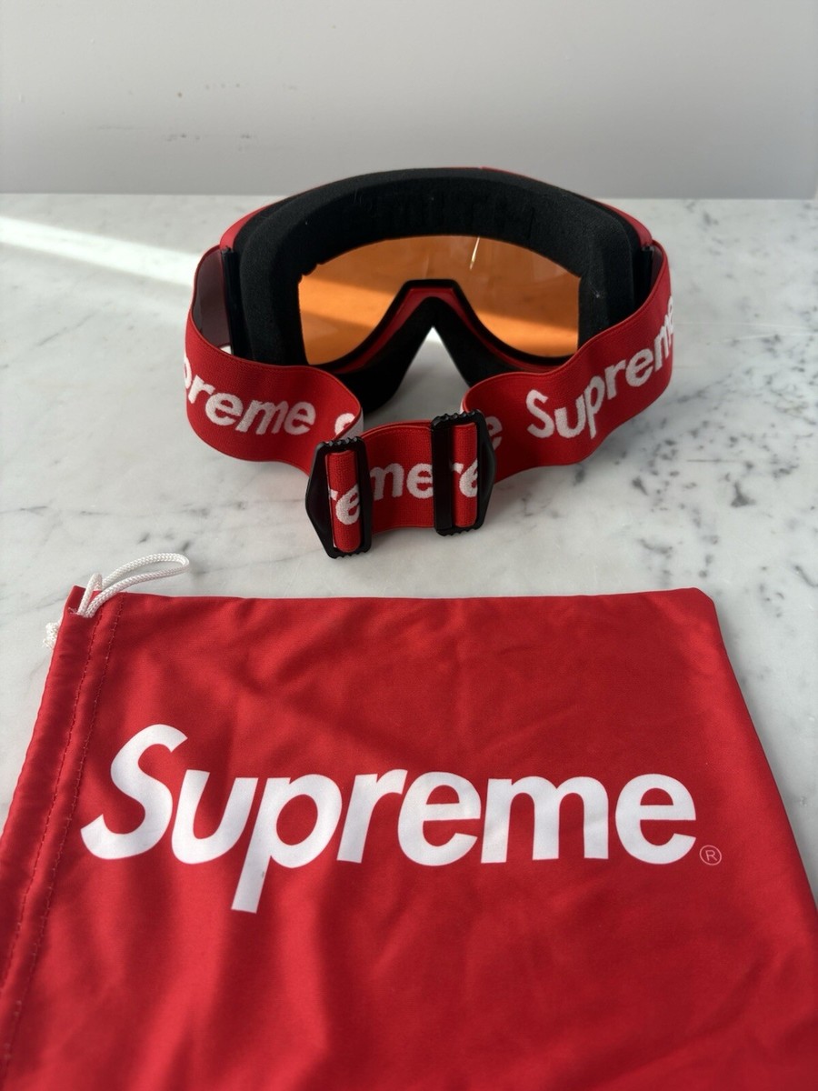 Supreme FW15 Smith Cariboo Ski Goggles Red (2015) New | eBay