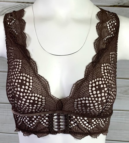Victorias Secret Very Sexy Bralette Bra Lace Sheer Racerback Wire Free NWT B1705 - Picture 11 of 56