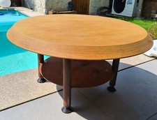 Couchtisch Beistelltisch Holz Metall rund