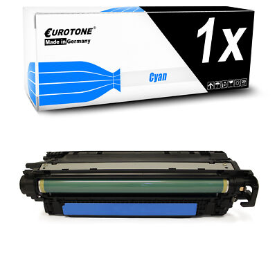 Eurotone Toner CYAN f�r HPEcolor LaserJet CP-3525-X CM-3530-FS