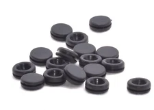 1/2" Rubber Panel Plug, Knockout Plugs, Solid Center Fits 1/16” Thick Materials