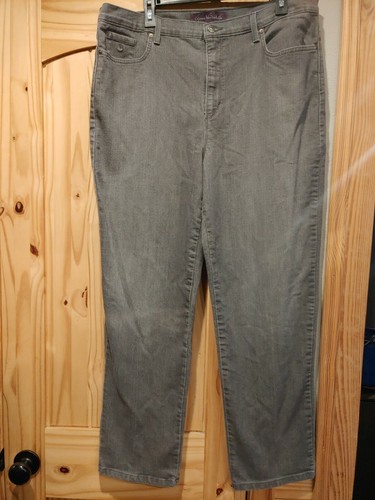 Amanda Stretch Gray Denim Jeans Size 