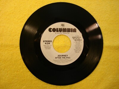 1983 JOURNEY ''AFTER THE FALL'' RARE DJ COPY 45rpm 7''