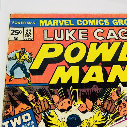 Paquete de libros de cómics de Marvel Power Man Luke Cage #22 DEC #36 OCT 1974 1976 de colección - Imagen 10 de 12