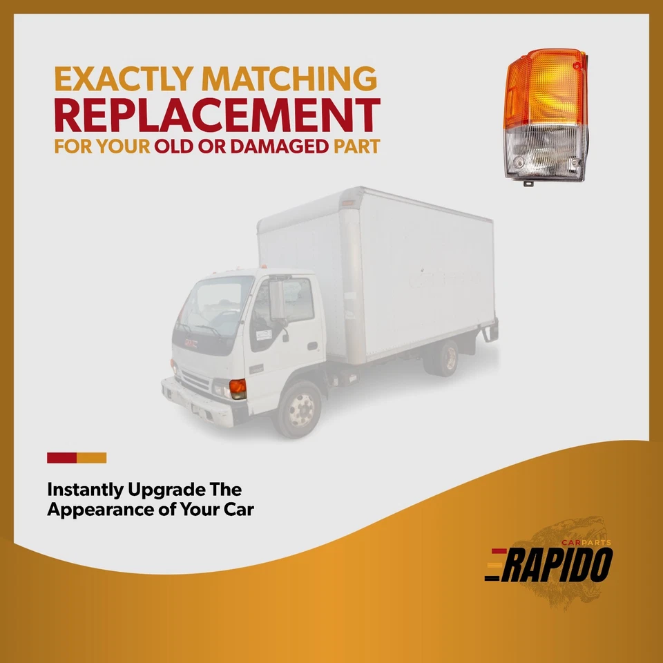 Turn Signal Light Driver Side For 95-06 GMC W3500 W4500 W5500HD Isuzu NPR-HD NQR Foto 4 de 4