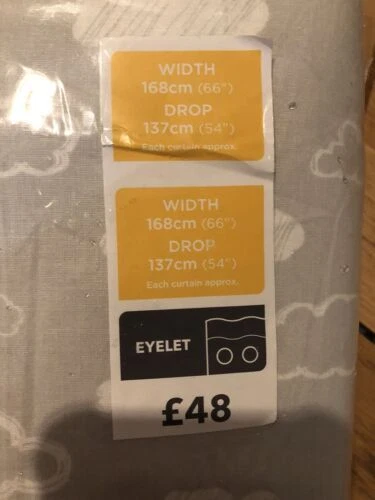 Dunelm Grey Window Curtains & Drapes