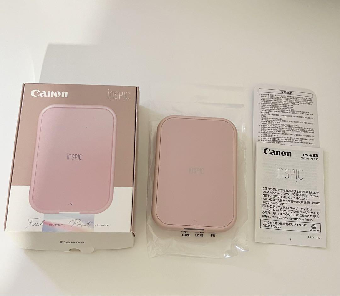 Near Mint Canon smartphone-only mini photo printer iNSPiC PV Near Mint Canon smartphone-only mini photo printer iNSPiC PV