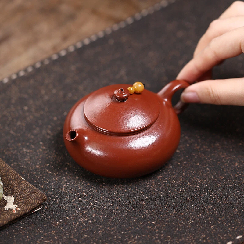 110ml Original Ore Real Yixing Zisha Zhu Clay Tea Pot Handmade Kungfu Tea Pots - Image 2 of 4