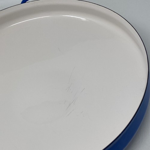 Vintage MCM DANSK Kobenstyle Large Enamel Royal Blue 13 1/2" Paella Pan FRANCE - Picture 8 of 8