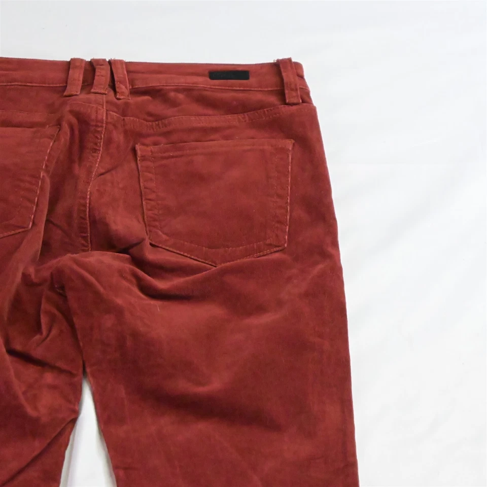 KUT from the Kloth 4 Pumpkin Spice Orange Corduroy Diana Skinny Stretch Pants - Image 4 of 4