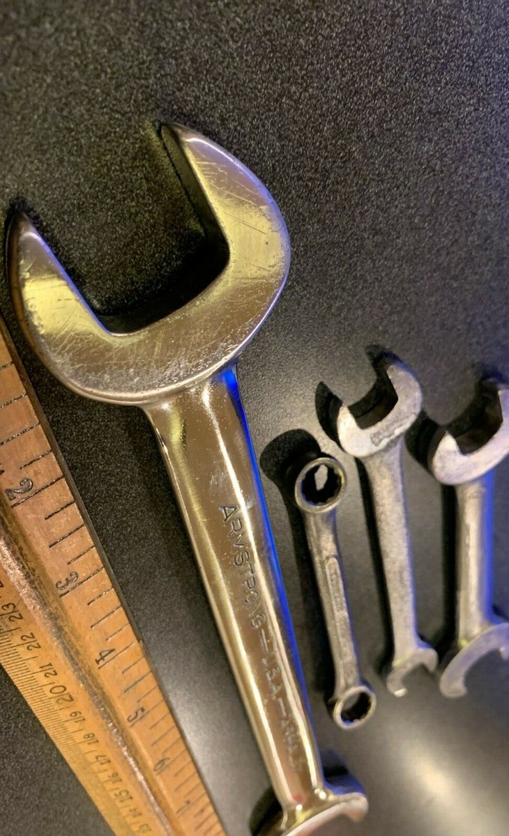 Vintage Miscellaneous Lot of 4 Wrenches Hand Tools Various Brands