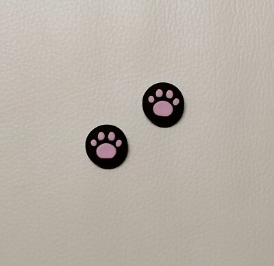 NINTENDO SWITCH THUMB STICK GRIP CAP PFOTE KATZE GUMMI KAPPE JOYCON OLED NEU 