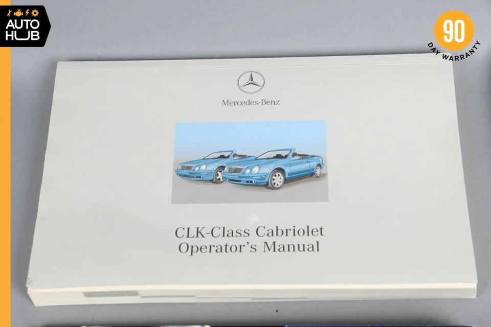 Mercedes-Benz W208 CLK320 2003 manual del propietario conjunto de libro fabricante de equipos originales Foto 3 de 4