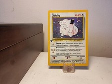 Carta pokemon Clefairy prima edizione set base holo ita 5/102 no charizard gold